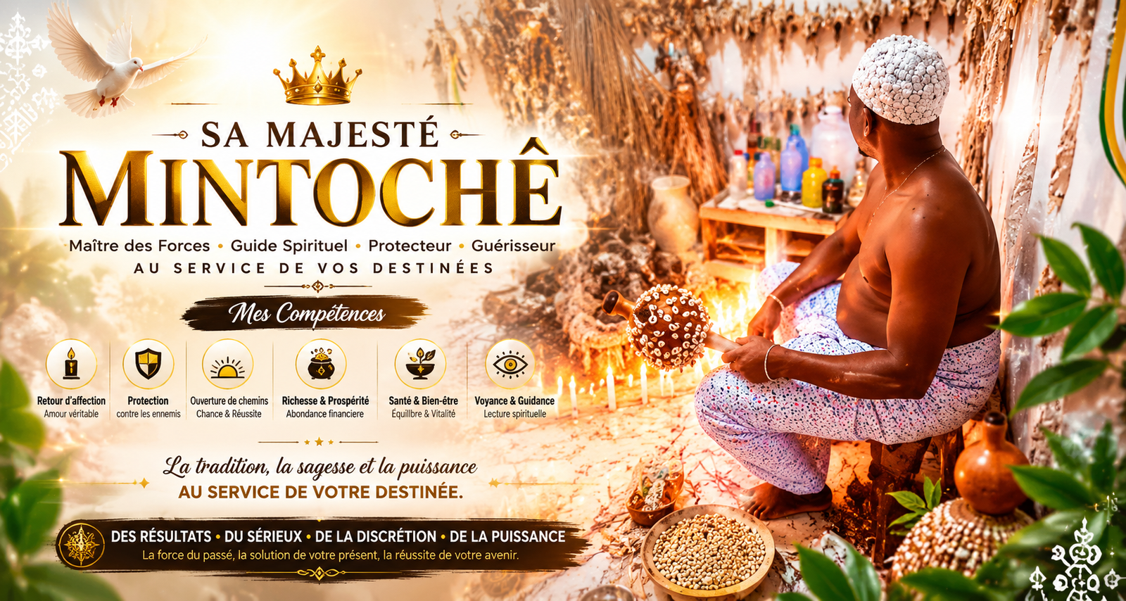Sa majesté Mintoche, rituel de protection